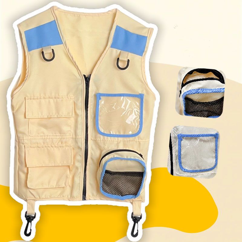 Kids Outdoor Explorer Kit - صدرية مستكشف للمغامرات للأطفال ، لعبة