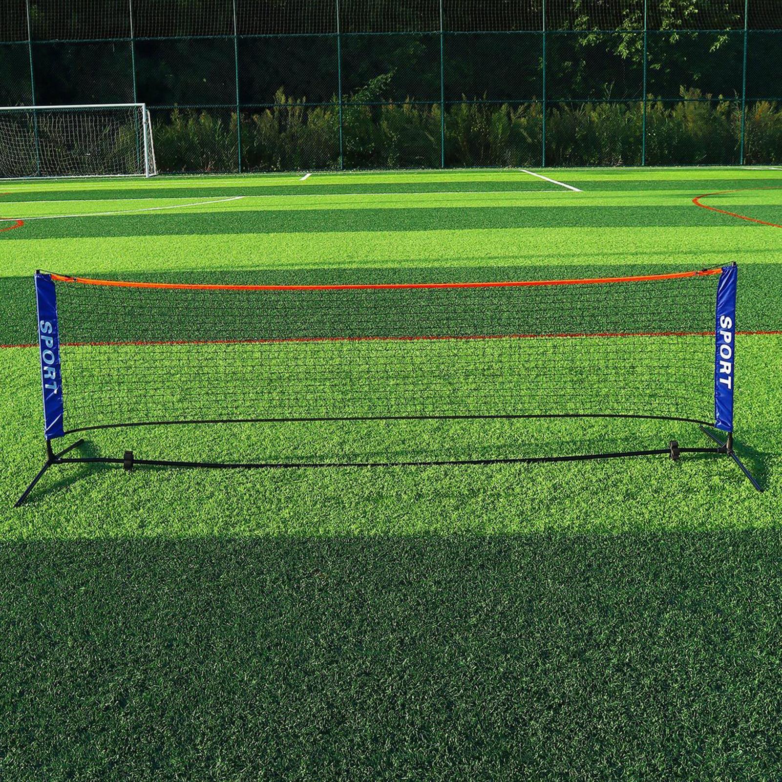 Kids Outdoor Volleyball Net - شبكة كرة الريشة قابلة لتعديل الارتفاع،
