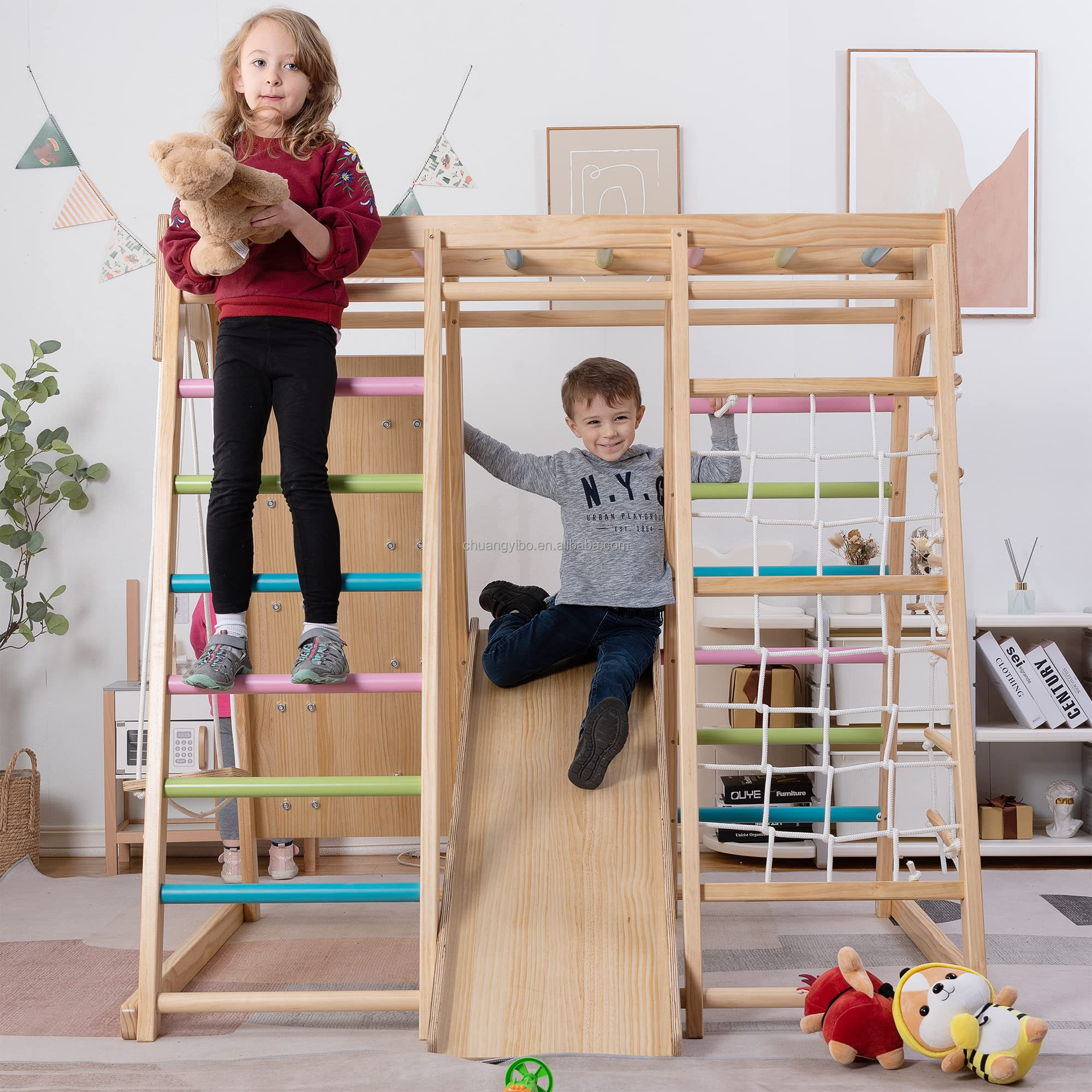 Kids Outdoor Park - منتجات حدائق الملاهي: جدران تسلق، مجموعات