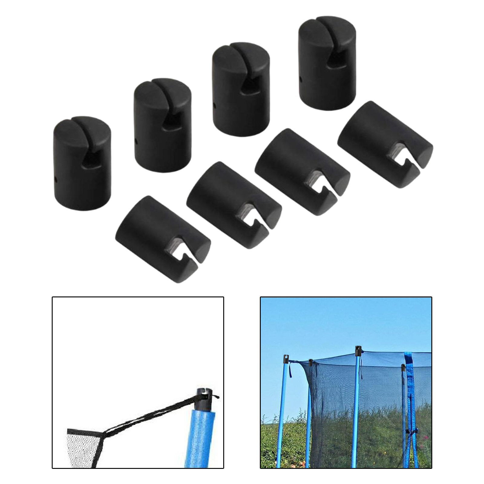 Kids Outdoor Trampoline - أغطية أعمدة حاوية الترامبولين ، ألواح
