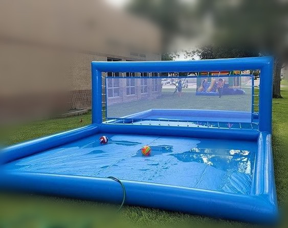 Kids Outdoor Volleyball Net - ملعب كرة طائرة قابل للنفخ للأطفال