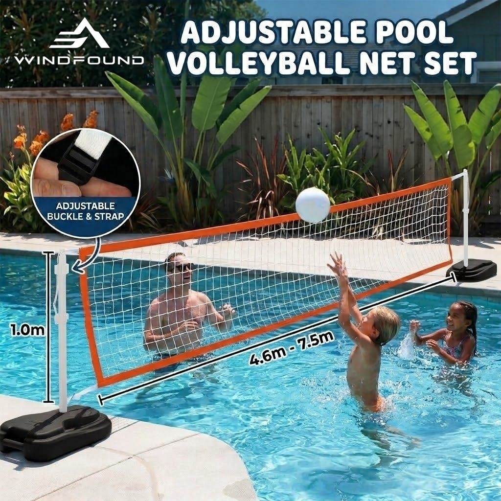 Kids Outdoor Volleyball Net - شبكة كرة طائرة قابلة للتعديل للأطفال