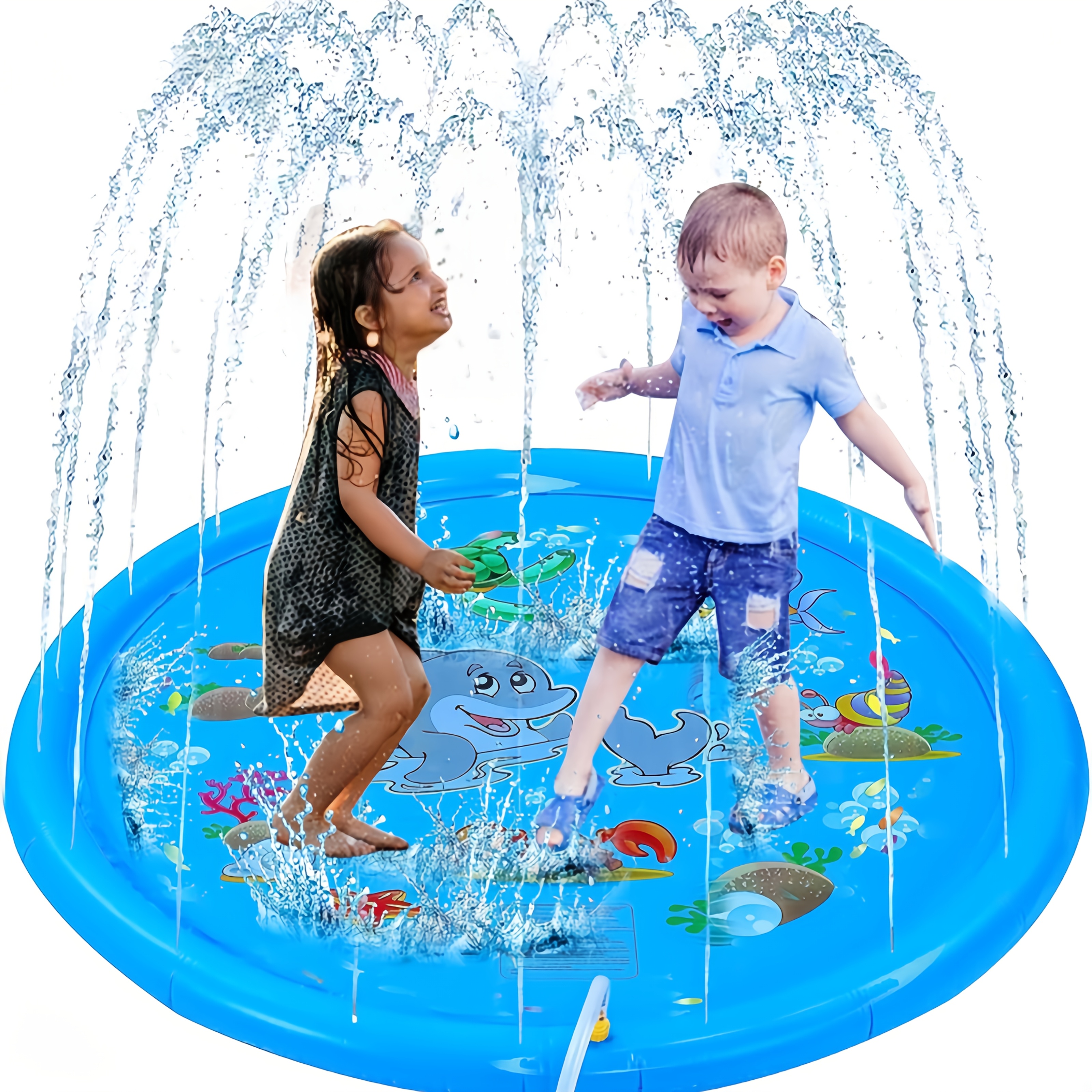 Sprinkler Splash Pad - بولي كلوريد الفينيل نفخ سبلاش الوسادة