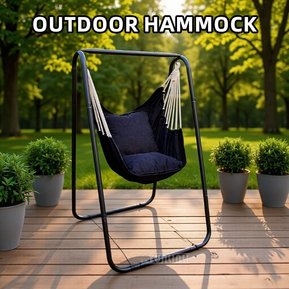 Kids Outdoor Hammock - كرسي أرجوحة معلق، سهل التركيب، للاستخدام