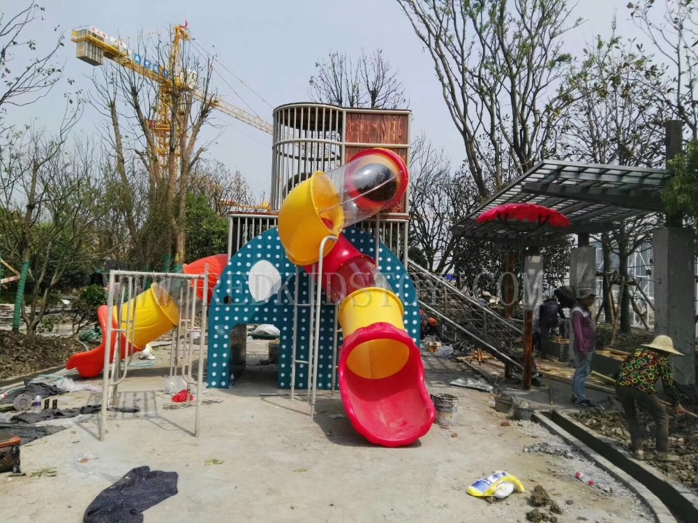Kids Outdoor Gym Equipment - 2018 جديد CE معتمد مدينة موضوع