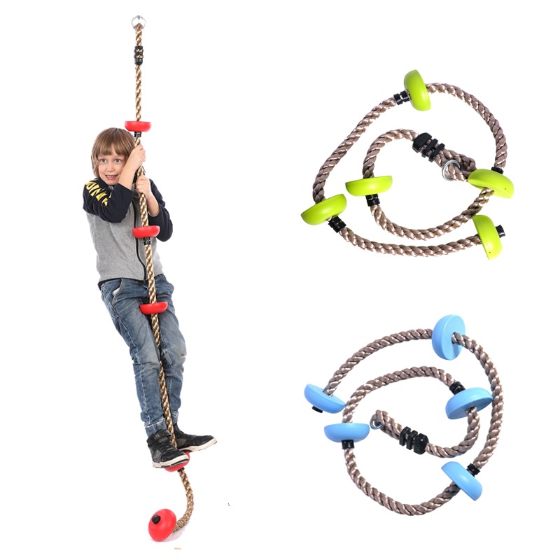 Kids Outdoor Gym Equipment - أطفال تسلق الحبال الأطفال سوينغ القرص