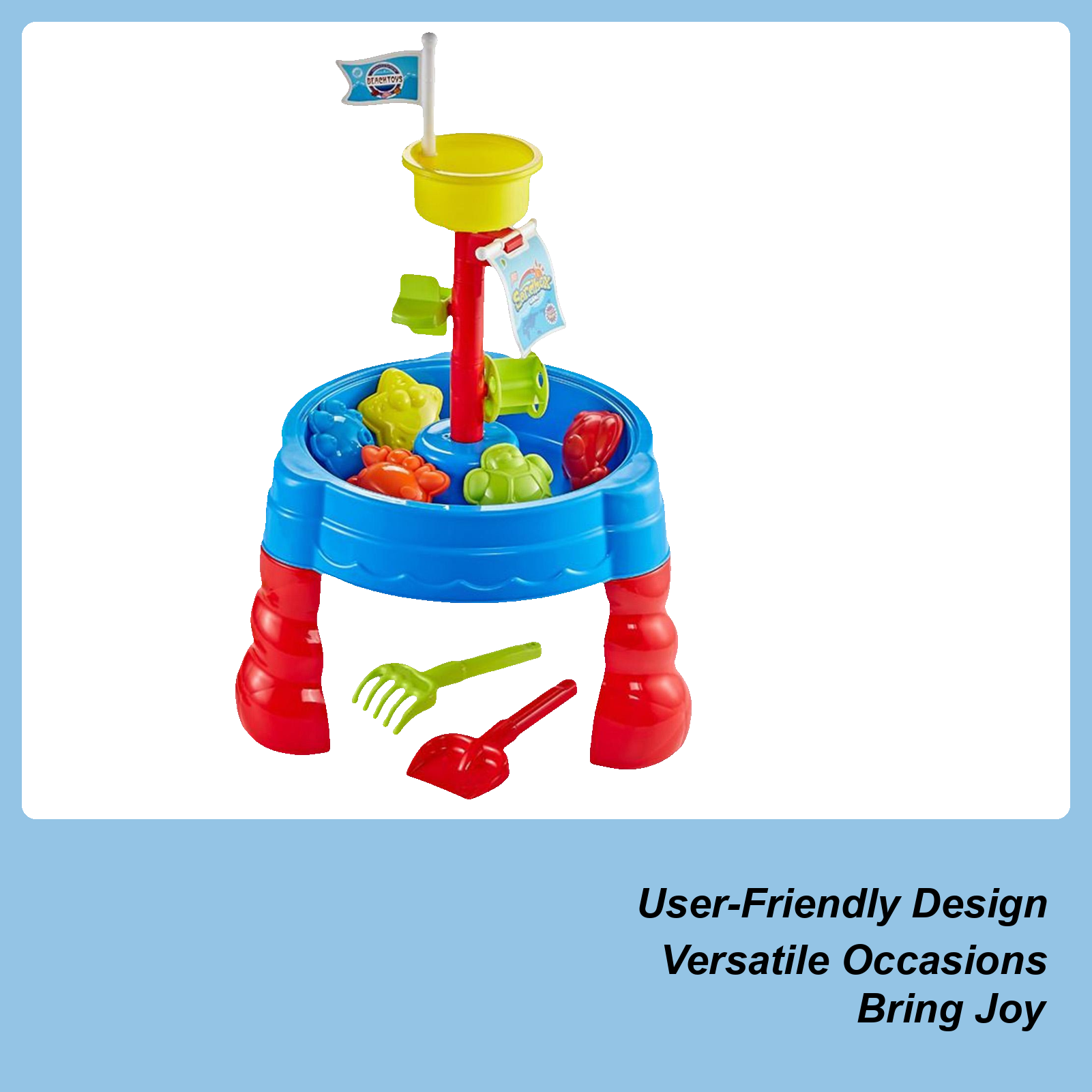 Kids Outdoor Water Play Table - طاولة لعب مائية لطاولة الرمل والماء