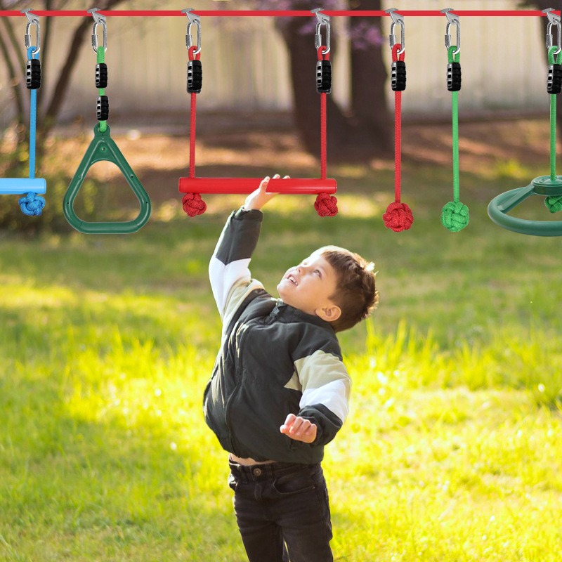 Kids Outdoor Gym Equipment - مجموعة ألعاب رياضية خارجية للأطفال، معدات