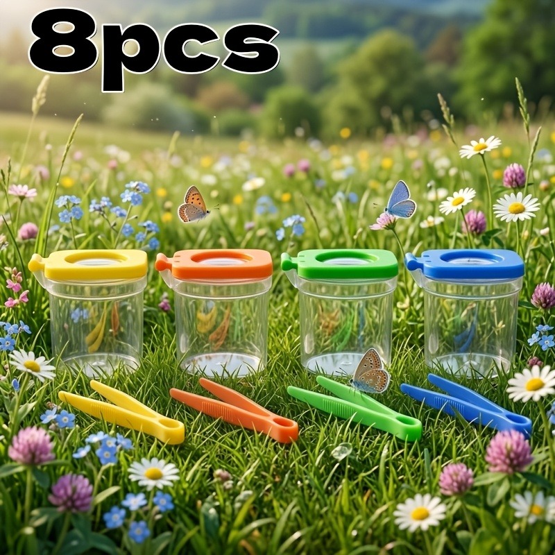 Kids Outdoor Explorer Kit - مجموعة أدوات جمع الحشرات للأطفال 8