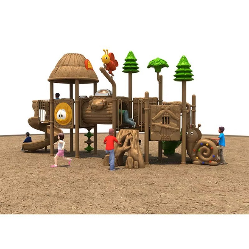 Kids Outdoor Park - معدات ملاعب خارجية للأطفال: زحليقة وأراجيح،