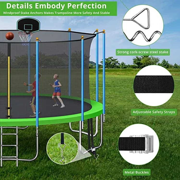 # للترامبولين الربيعي الدائري  - مراجعة Kids Outdoor Trampoline وسعره