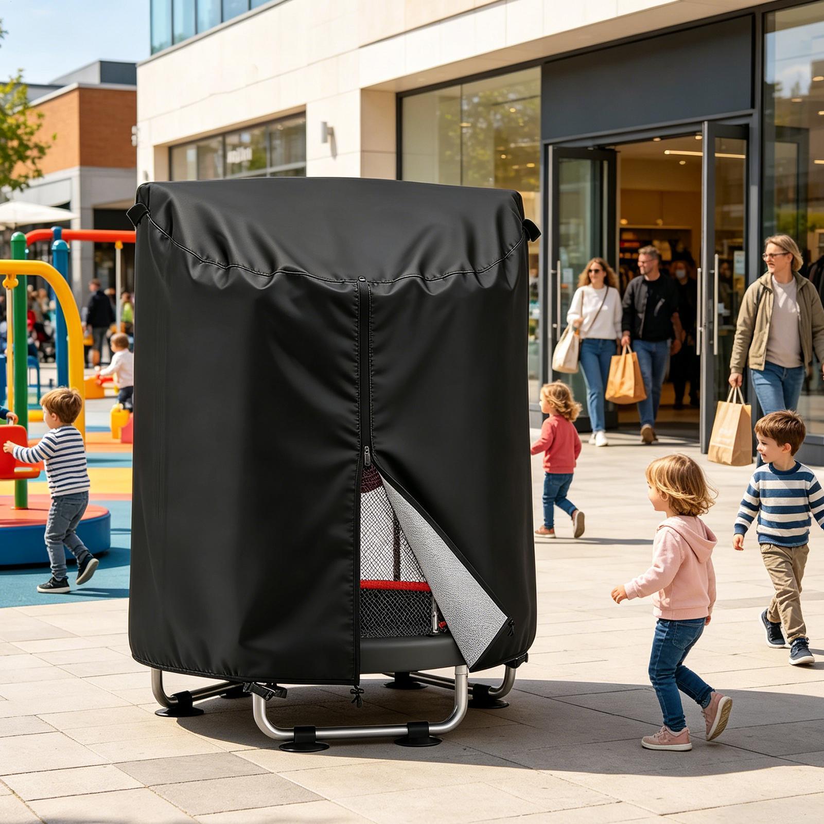 غطاء علوي للترامبولين بعامل حم - مراجعة Kids Outdoor Trampoline وسعره