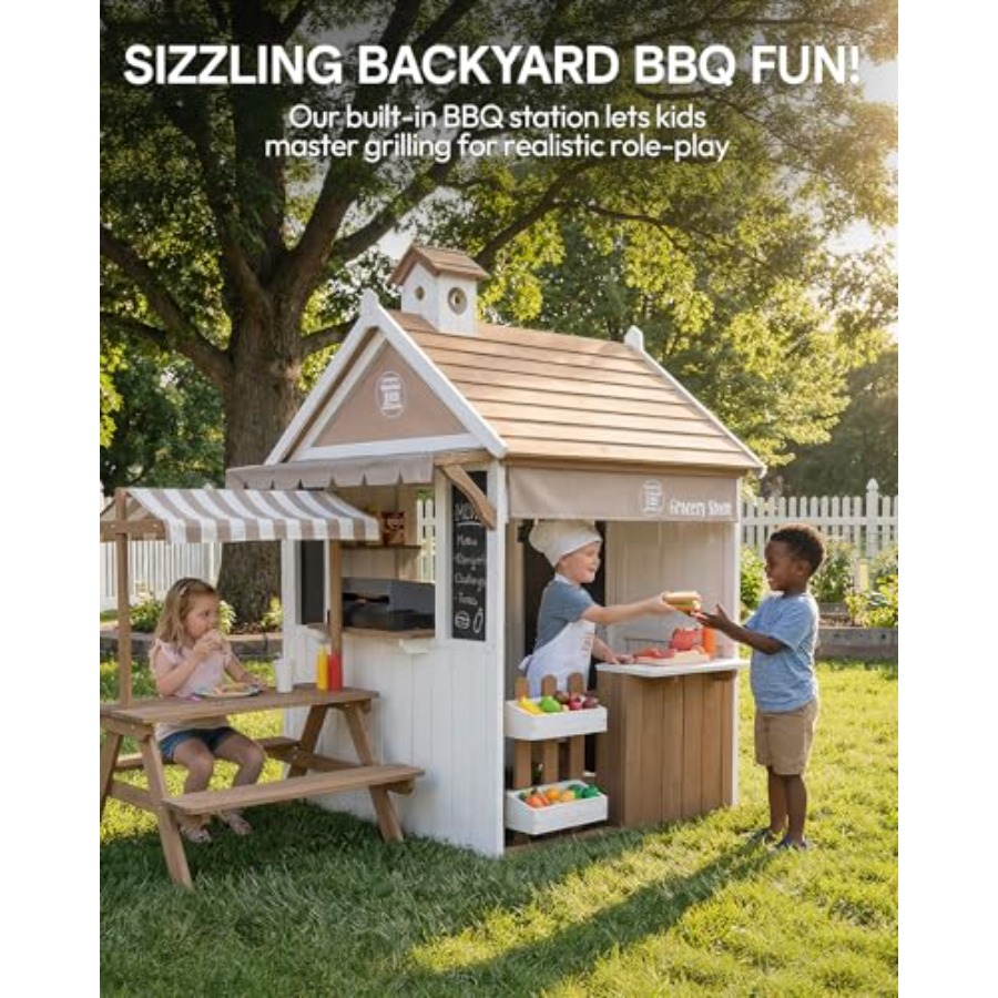 بيت ألعاب خارجي للأطفال من سن  - مراجعة Kids Outdoor Bbq وسعره