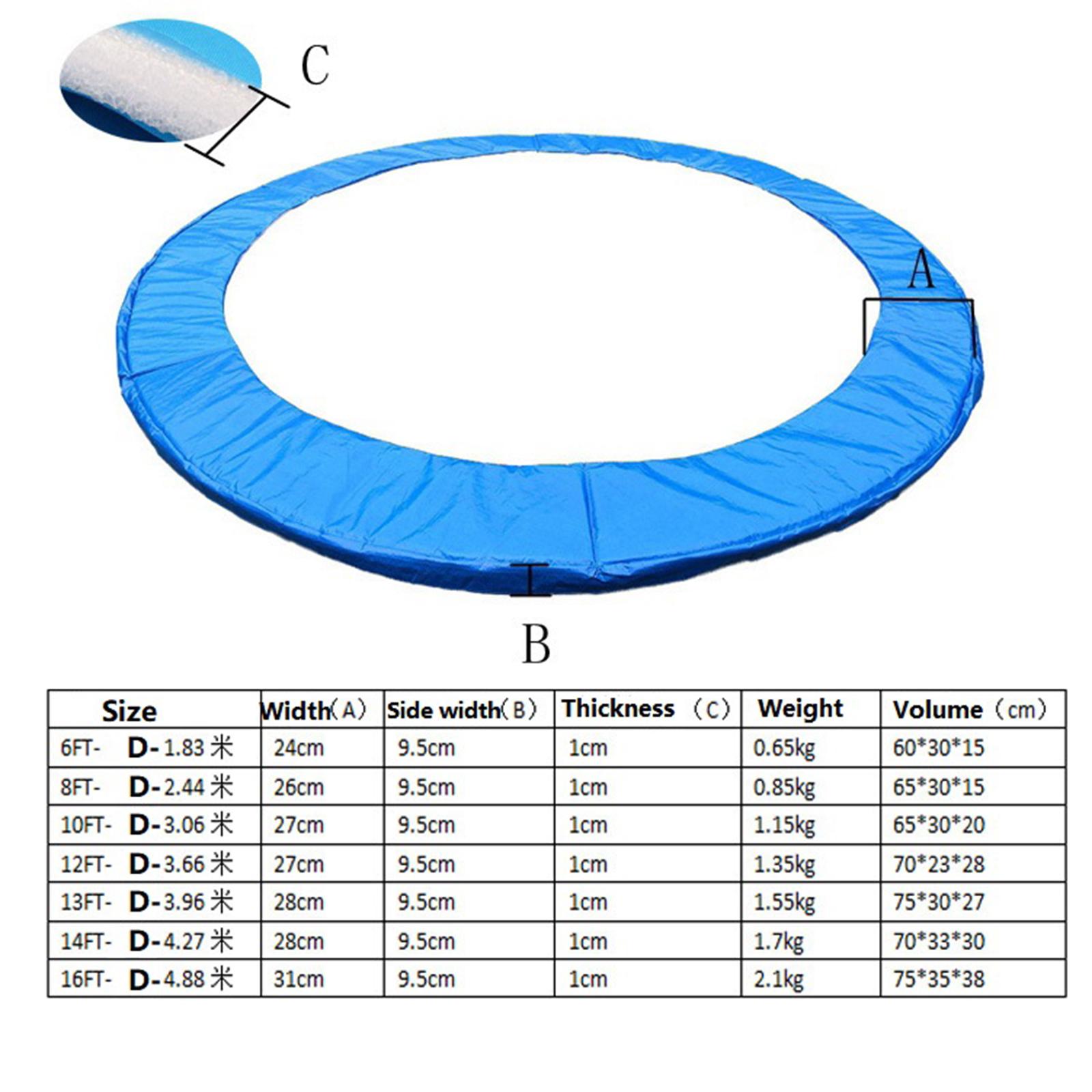 غطاء حماية حافة الترامبولين مق - مراجعة Kids Outdoor Trampoline وسعره