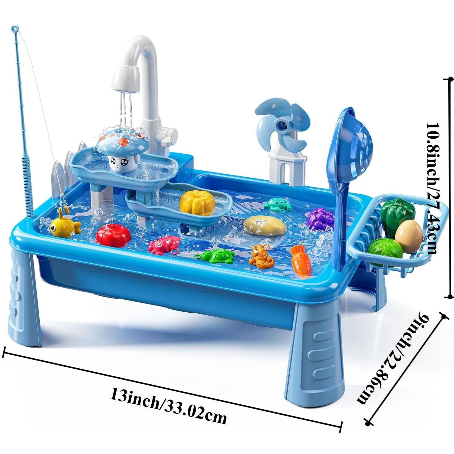 طاولة مياه للأطفال الصغار مع م - مراجعة Kids Outdoor Water Play Table وسعره
