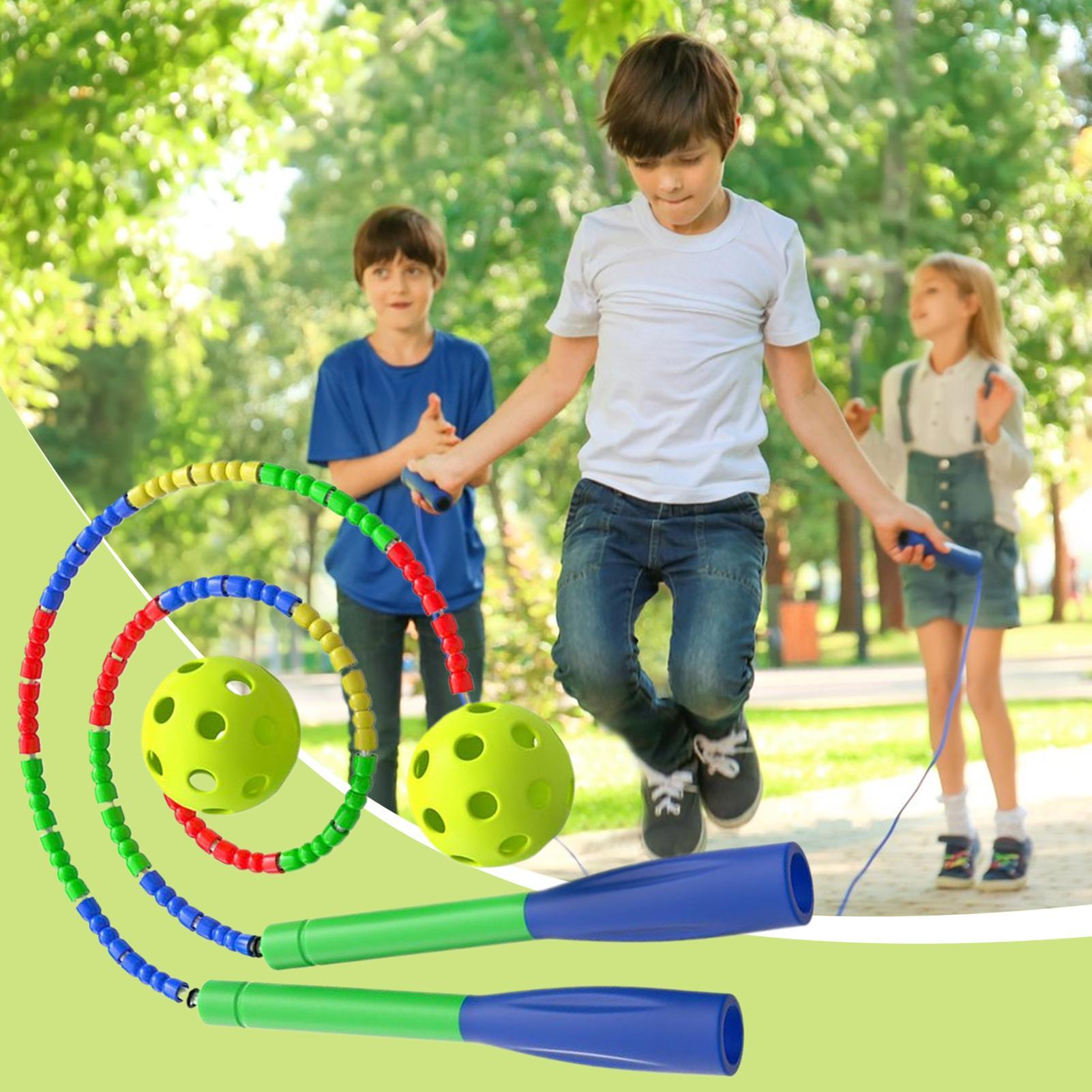 حبل القفز مع كرة لاسلكية معدات - مراجعة Kids Outdoor Gym Equipment وسعره