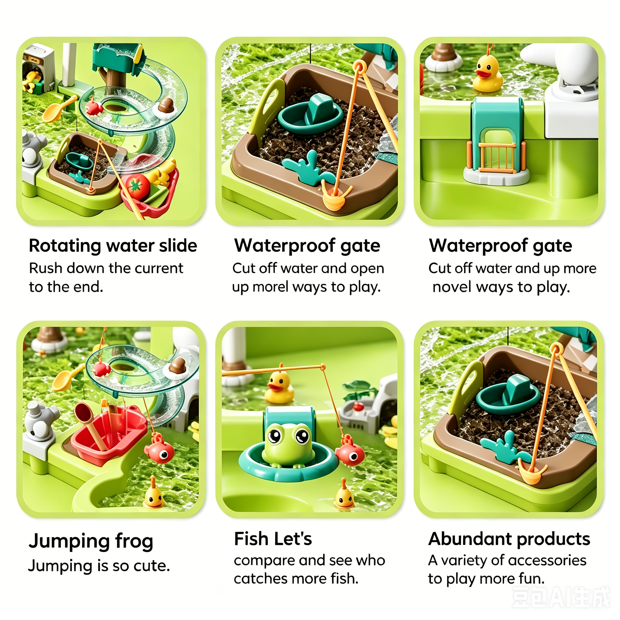 مجموعة ألعاب مائية للأطفال 38/ - مراجعة Kids Outdoor Water Play Table وسعره