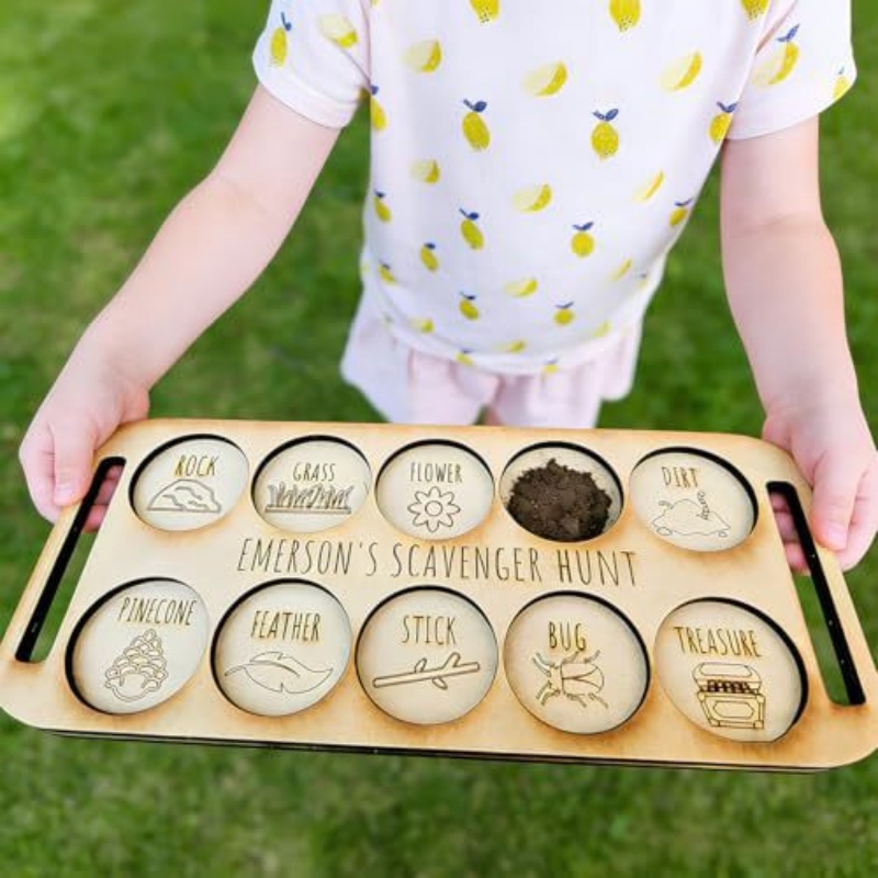 لوح خشبي محمول لصيد الحشرات، ل - مراجعة Kids Outdoor Scavenger Hunt وسعره