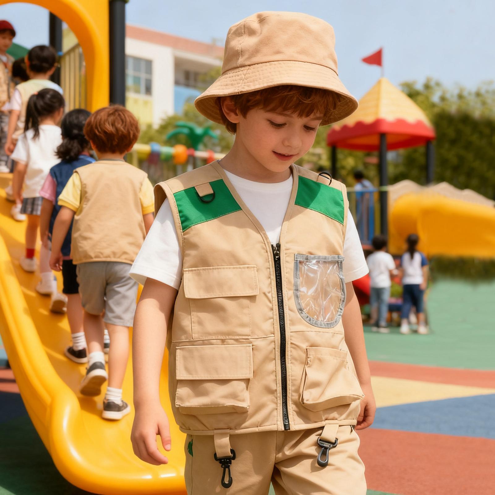 طقم قبعة وسترة استكشافية للأطف - مراجعة Kids Outdoor Explorer Kit وسعره