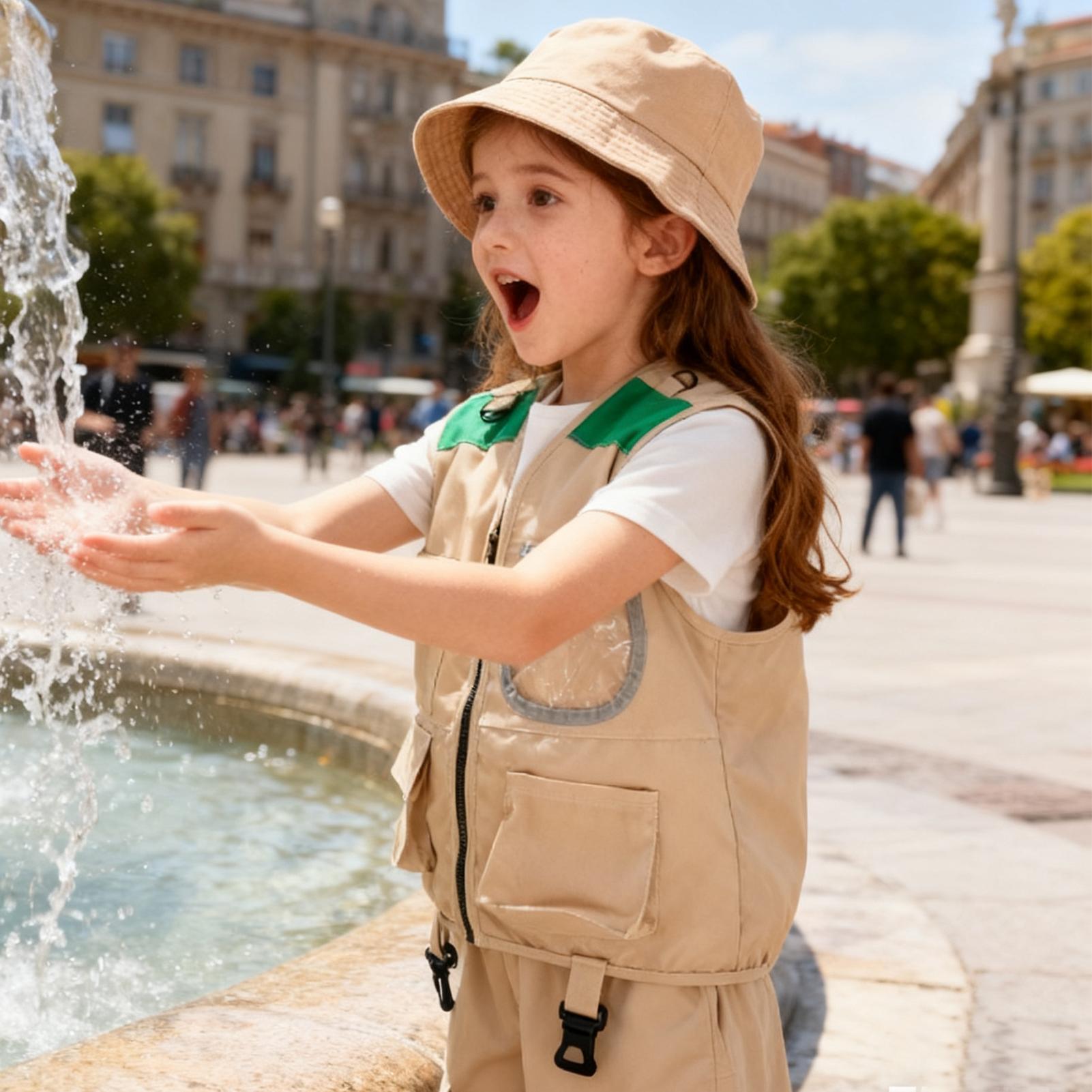 طقم قبعة وسترة استكشافية للأطف - مراجعة Kids Outdoor Explorer Kit وسعره