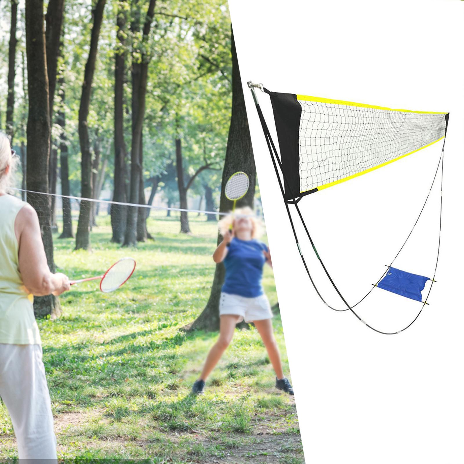 شبكة تنس الريشة مع حقيبة تخزين - مراجعة Kids Outdoor Volleyball Net وسعره