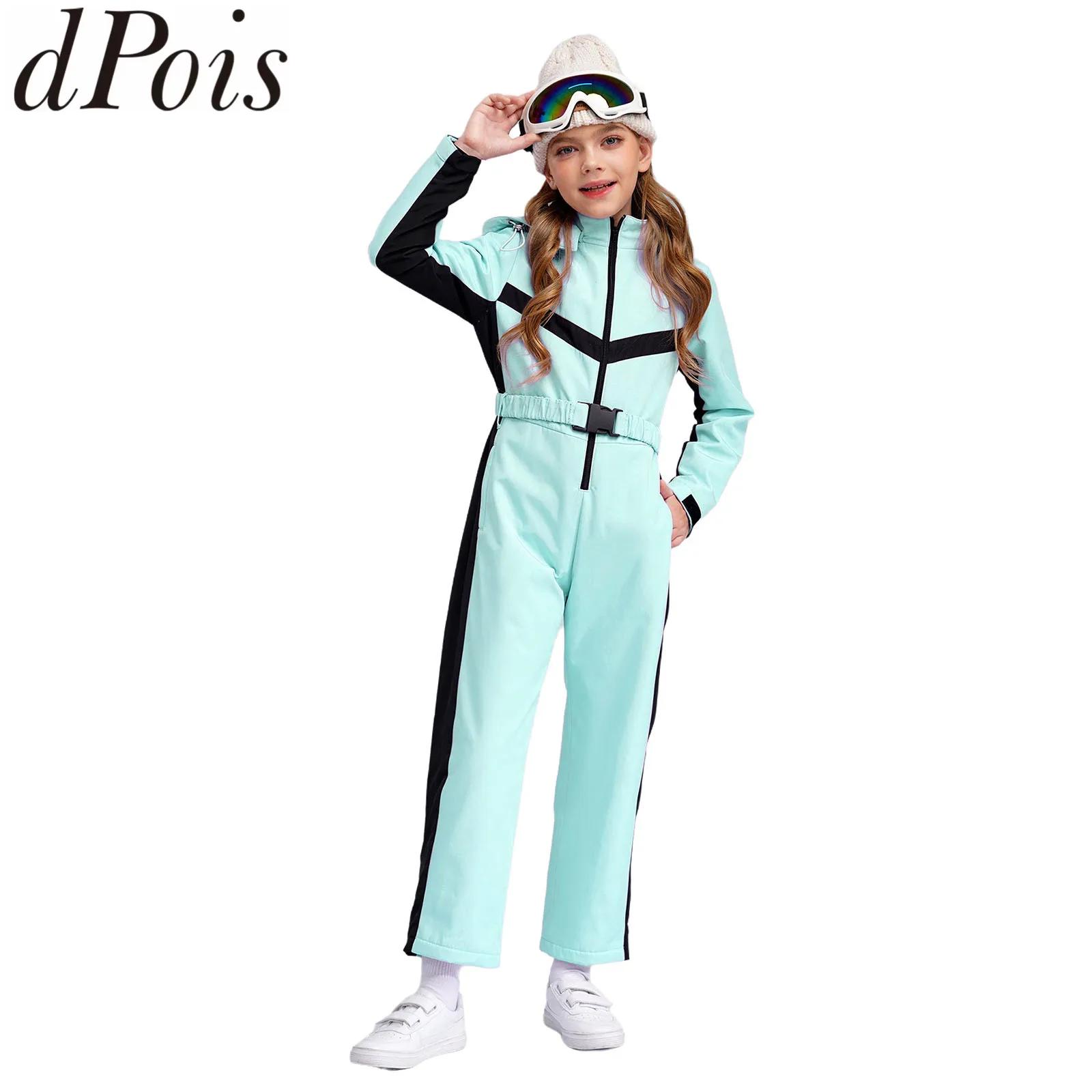معاطف تزلج للأطفال البنات مقاو - مراجعة Kids Outdoor Jumpsuit وسعره