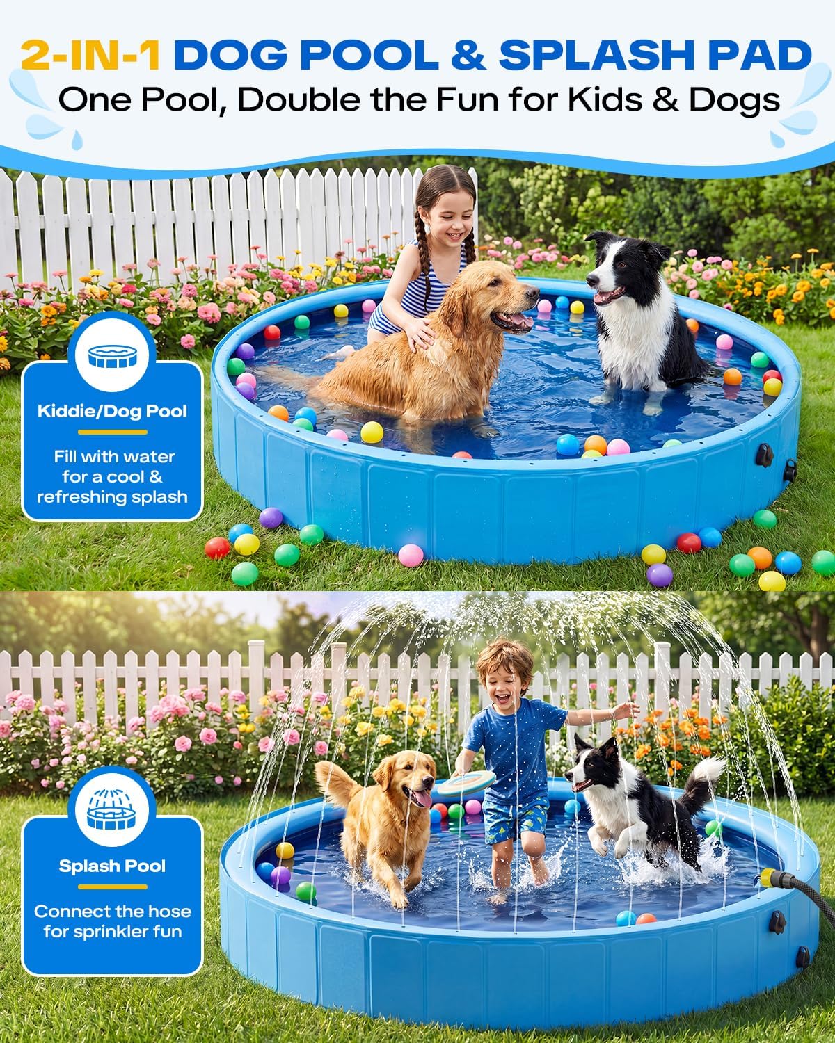 حوض رش مائي كبير الحجم من مادة - مراجعة Sprinkler Splash Pad وسعره
