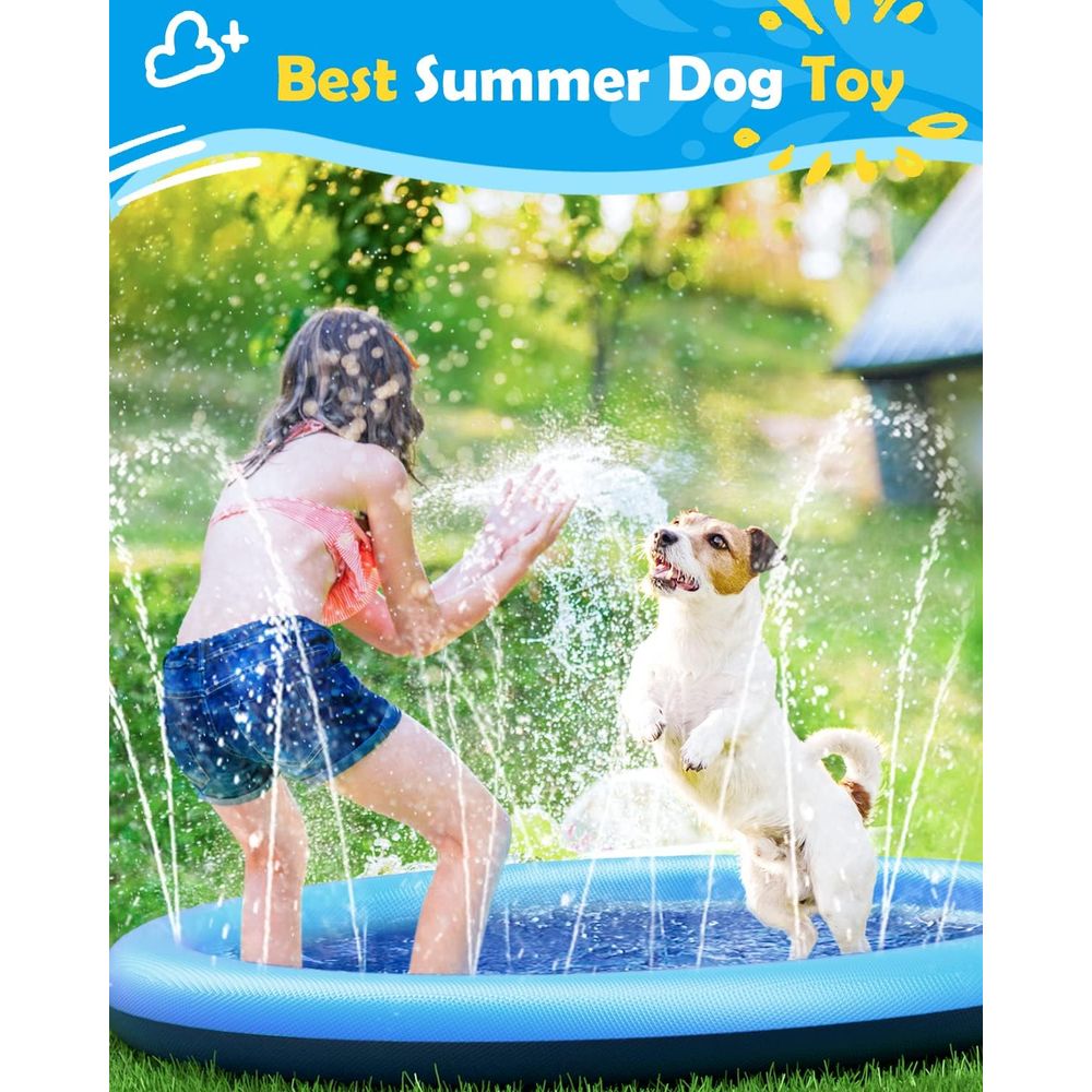 حصيرة لعب مائية سميكة للاستخدا - مراجعة Sprinkler Splash Pad وسعره