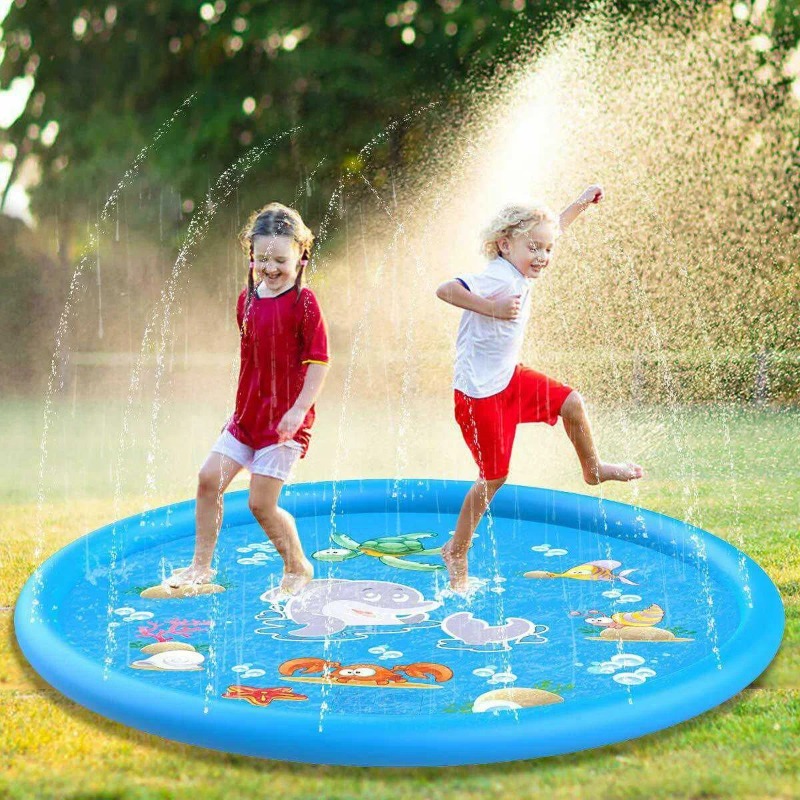 حمامات رذاذ الماء للأطفال في ا - مراجعة Sprinkler Splash Pad وسعره