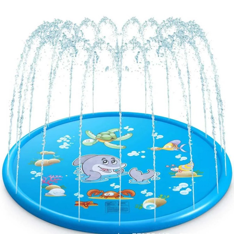 حمامات رذاذ الماء للأطفال في ا - مراجعة Sprinkler Splash Pad وسعره