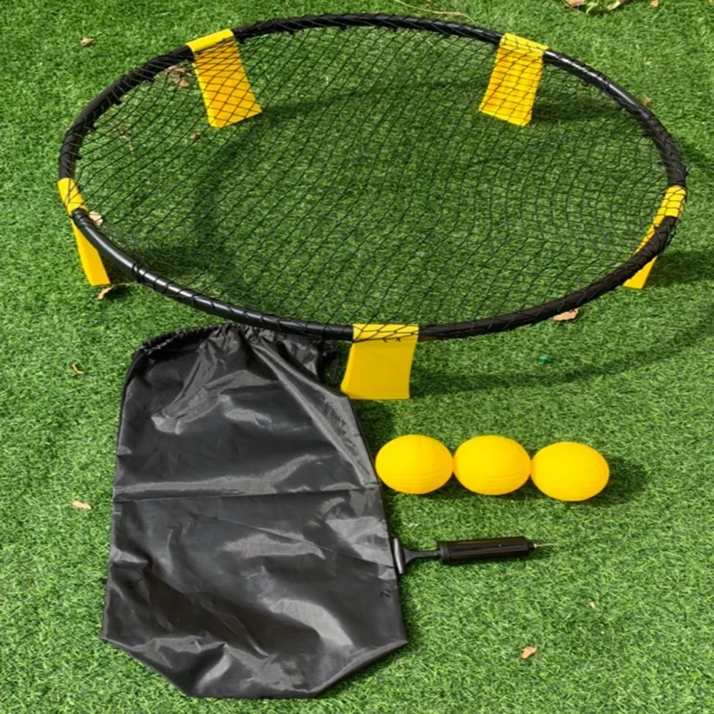 مجموعة لعبة كرة الطائرة الشاطئ - مراجعة Kids Outdoor Volleyball Net وسعره