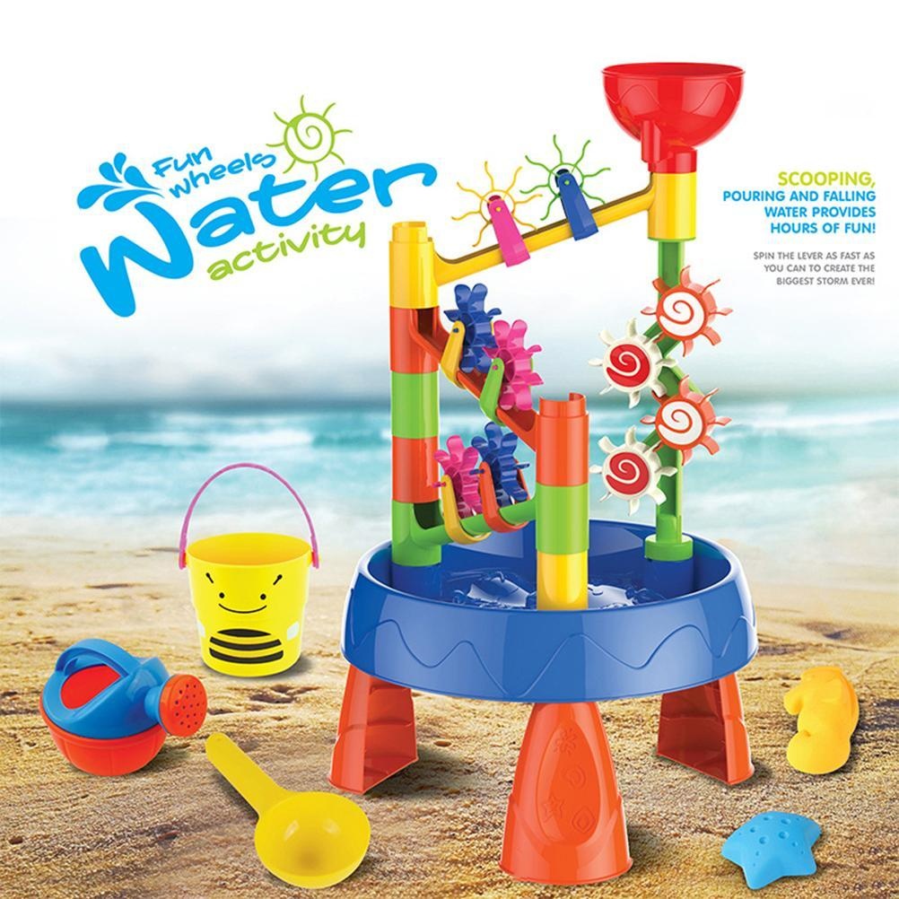 طاولة لعب بالرمل والماء للأطفا - مراجعة Kids Outdoor Water Play Table وسعره