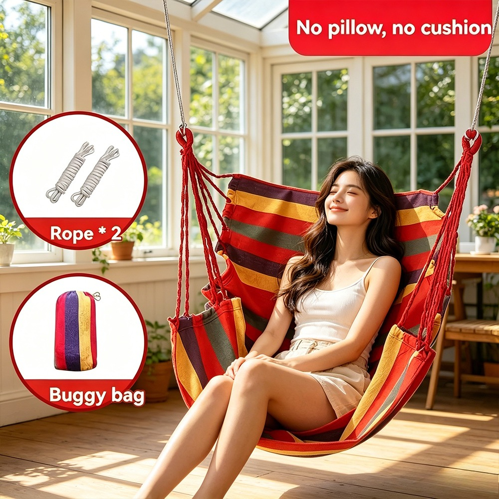 كرسي معلق للاستخدام الخارجي وا - مراجعة Kids Outdoor Hammock وسعره