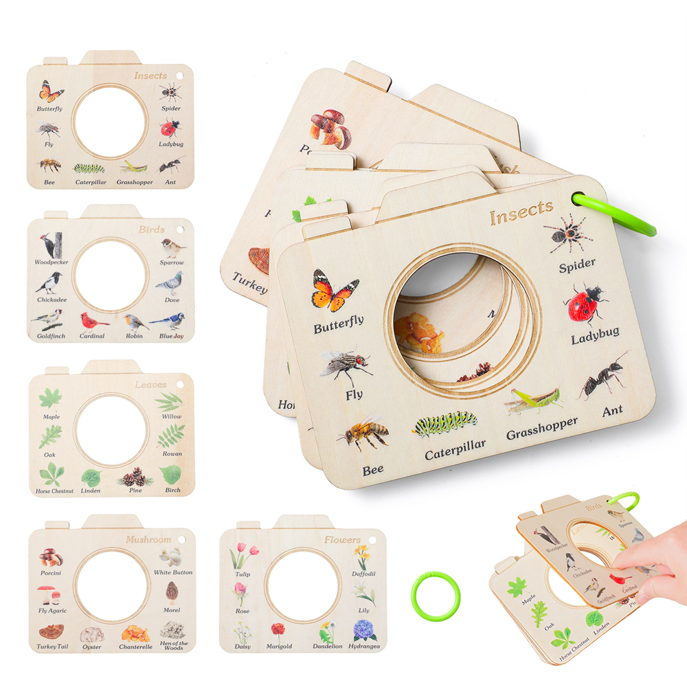كتاب تعليمي خشبي على شكل كامير - مراجعة Kids Outdoor Explorer Kit وسعره