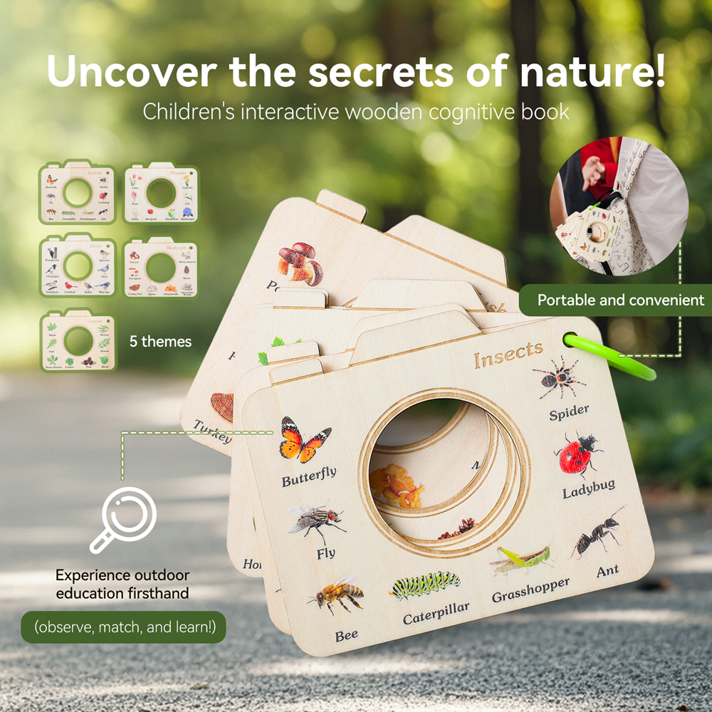 كتاب تعليمي خشبي على شكل كامير - مراجعة Kids Outdoor Explorer Kit وسعره