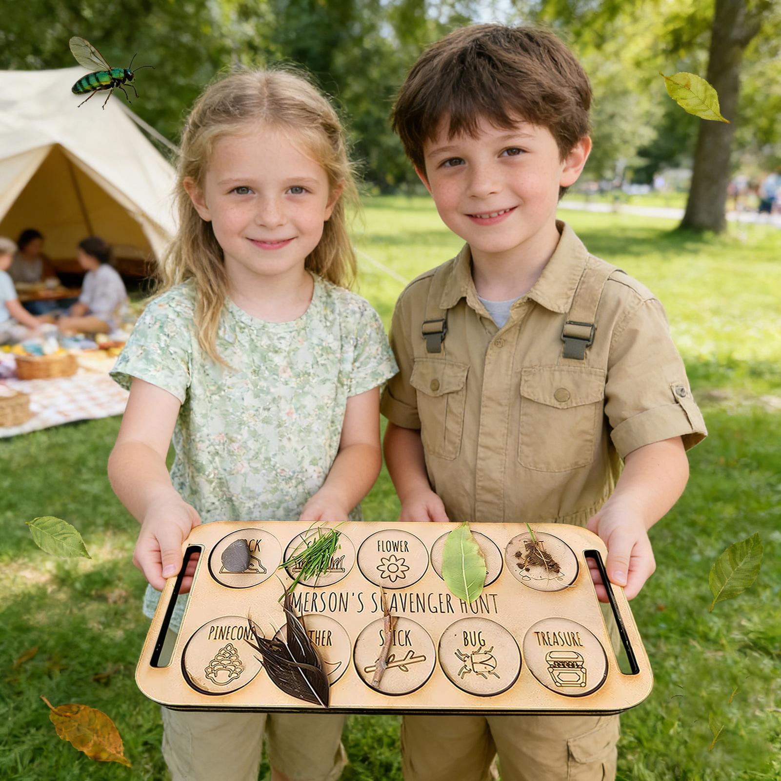 لعبة البحث عن الكنوز للأطفال،  - مراجعة Kids Outdoor Scavenger Hunt وسعره