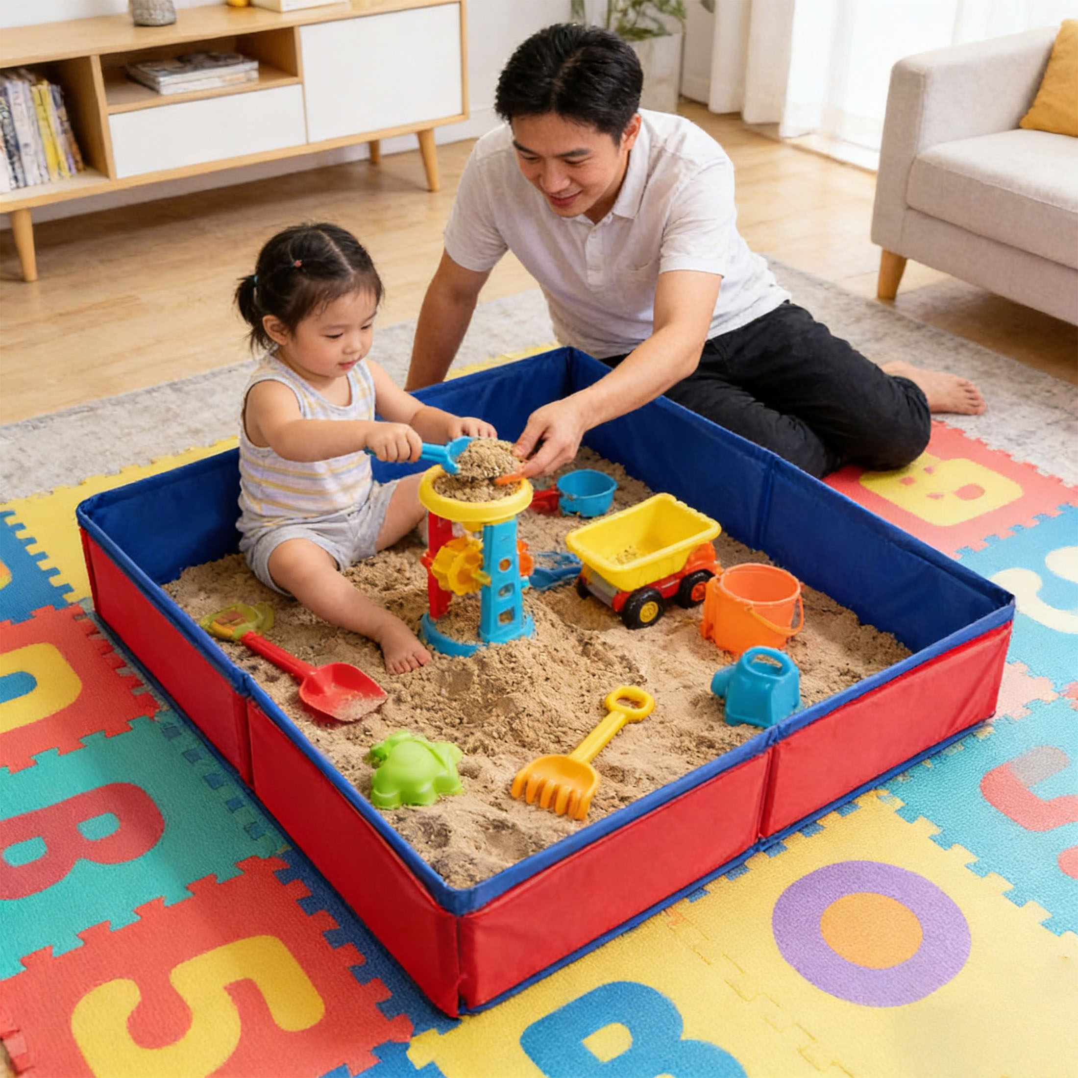طاولة رمل للأطفال للأولاد والب - مراجعة Kids Outdoor Water Play Table وسعره