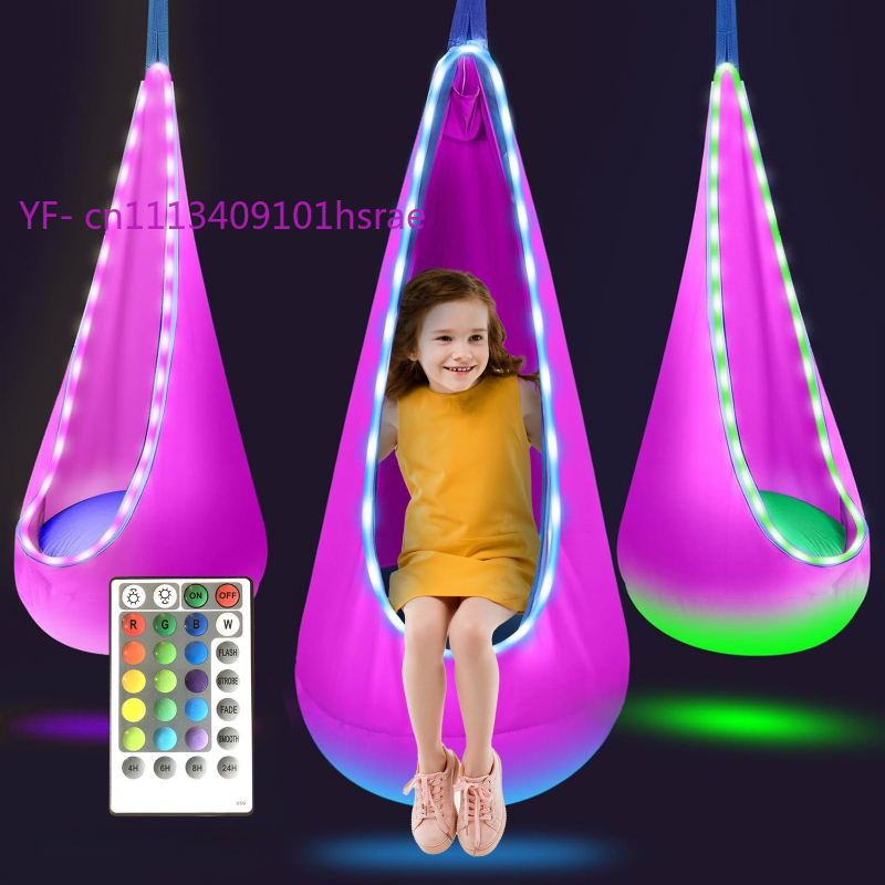 أرجوحة قابلة للنفخ مضيئة بتقني - مراجعة Kids Outdoor Hammock وسعره