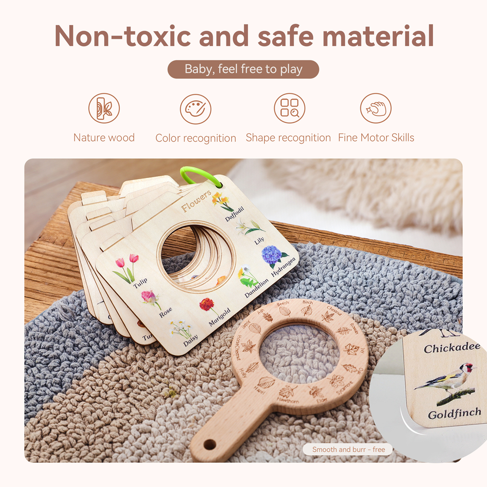 مجموعة كتب تعليمية خشبية للأطف - مراجعة Kids Outdoor Explorer Kit وسعره