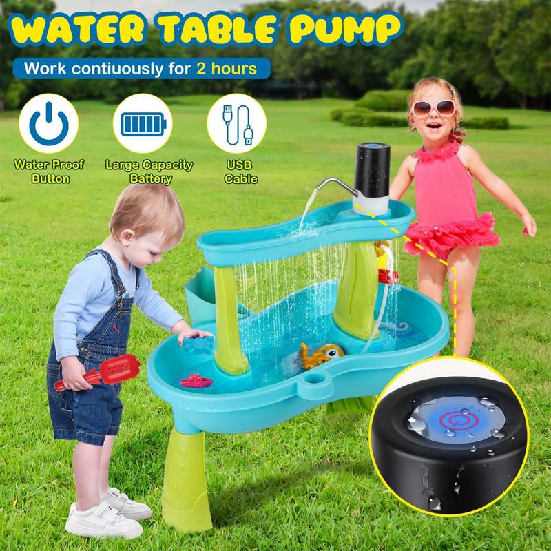 مضخة مياه للأطفال، مضخة مياه خ - مراجعة Kids Outdoor Water Play Table وسعره