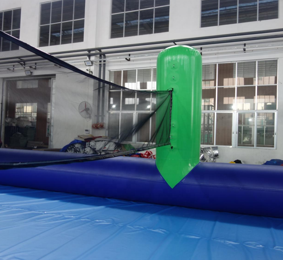 شبكة كرة طائرة مائية صيفية زرق - مراجعة Kids Outdoor Volleyball Net وسعره