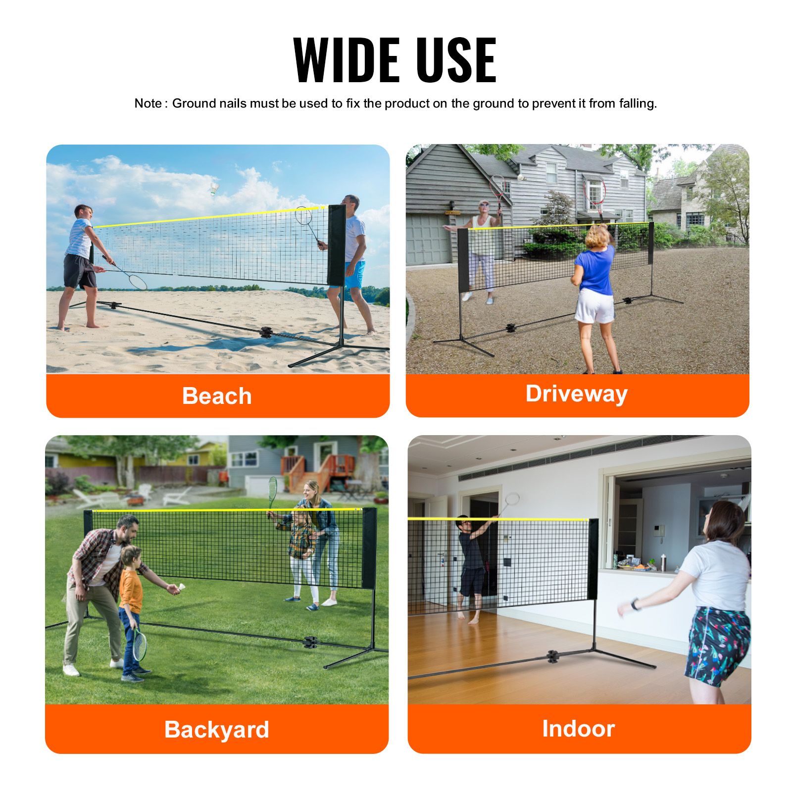شبكة تنس الريشة، شبكة كرة طائر - مراجعة Kids Outdoor Volleyball Net وسعره