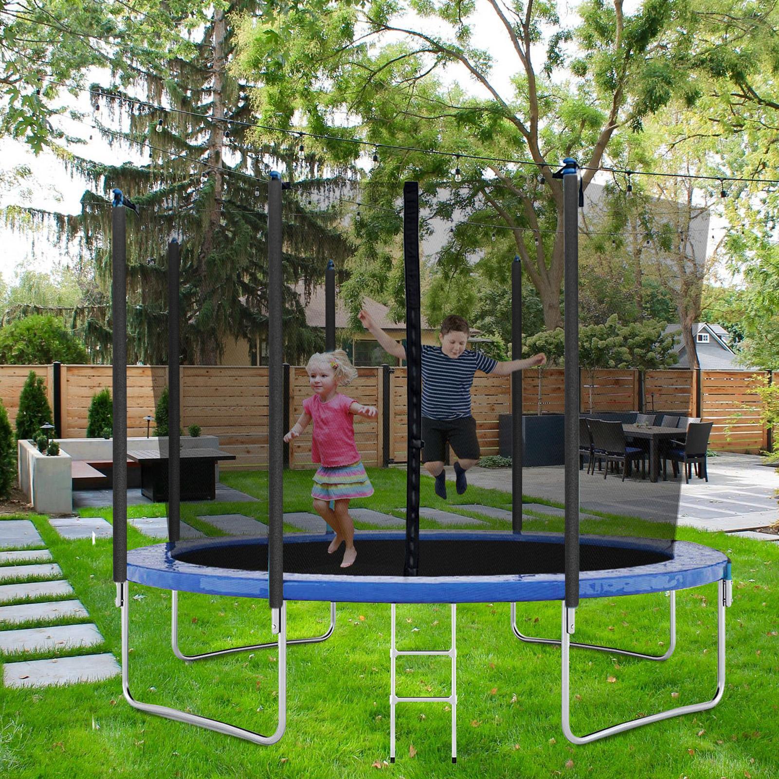 غطاء إسفنجي لقضبان الترامبولين - مراجعة Kids Outdoor Trampoline وسعره