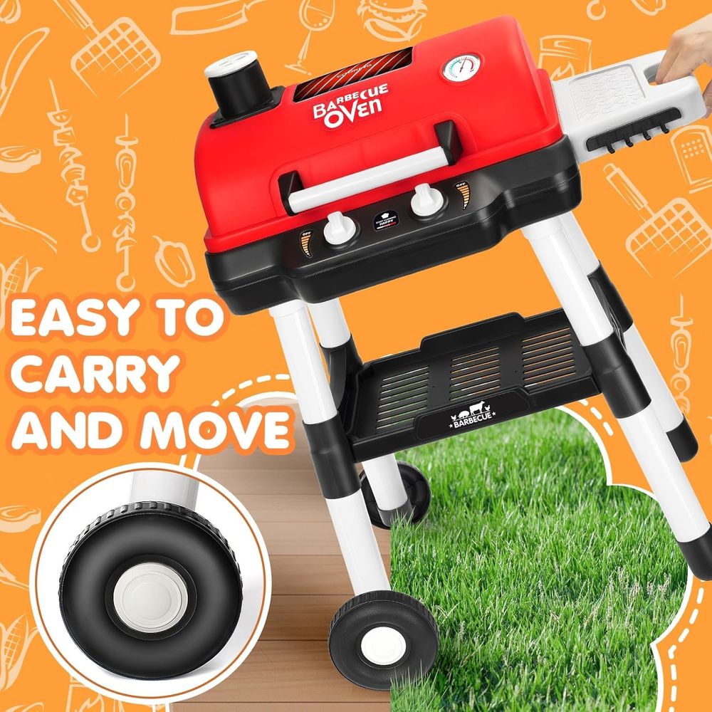 ألعاب مطبخ للأطفال، مجموعة شوا - مراجعة Kids Outdoor Bbq وسعره