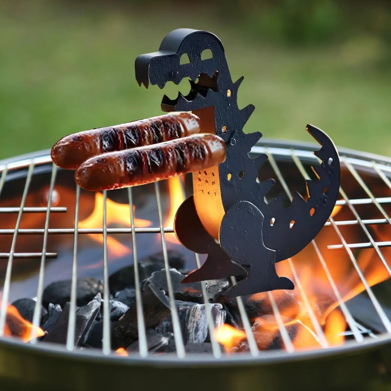 أطفال ديناصور شكل هوت دوج شواء - مراجعة Kids Outdoor Bbq وسعره