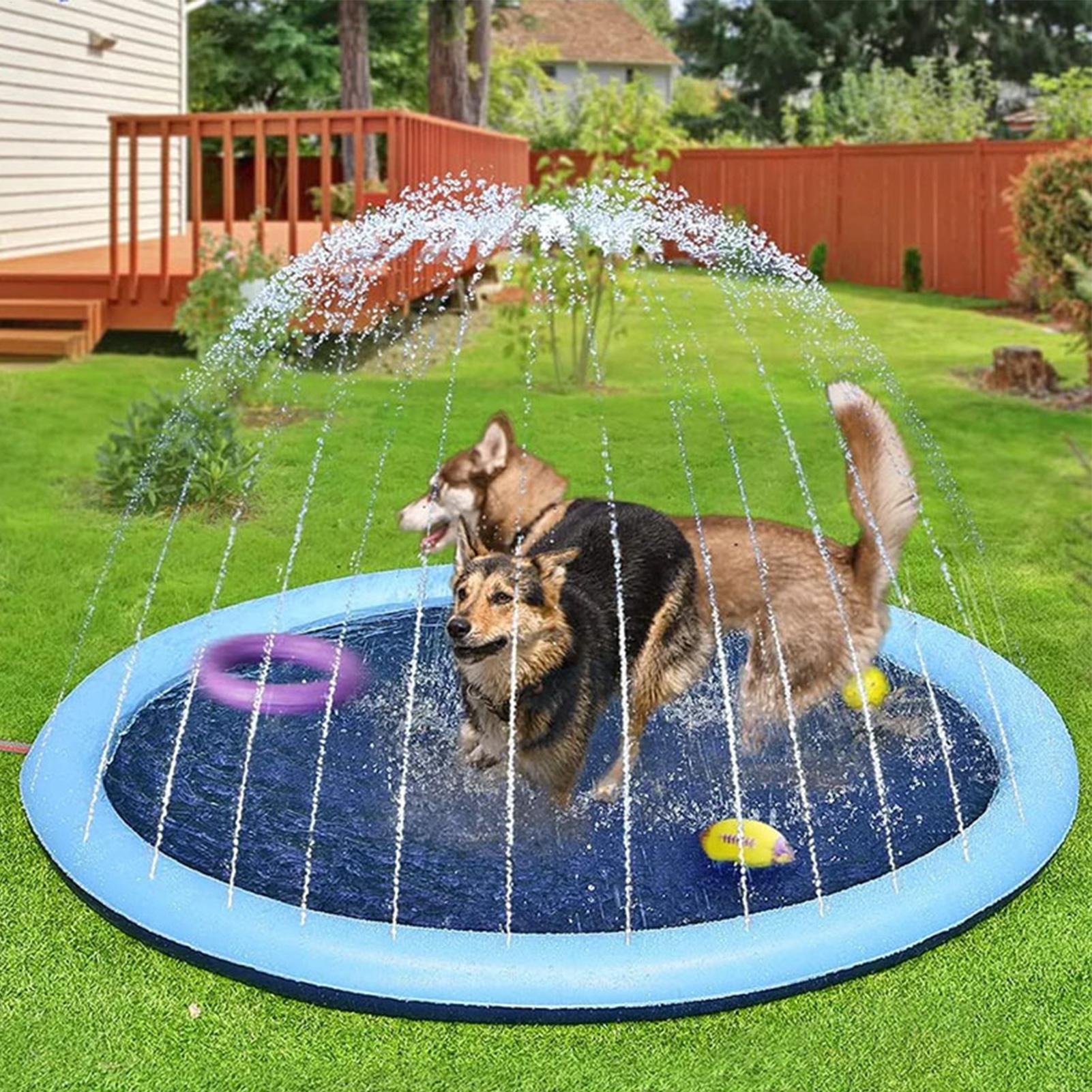 سجادة لعب للأطفال مع رشاشات مي - مراجعة Sprinkler Splash Pad وسعره