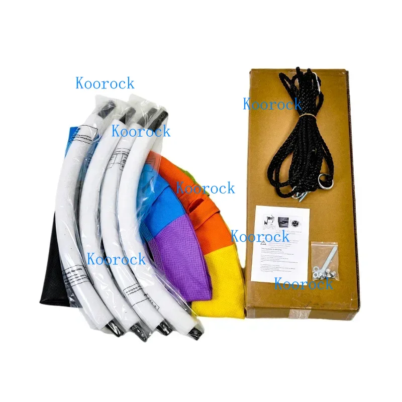 أرجوحة معلقة متعددة الألوان لل - مراجعة Kids Outdoor Hammock وسعره