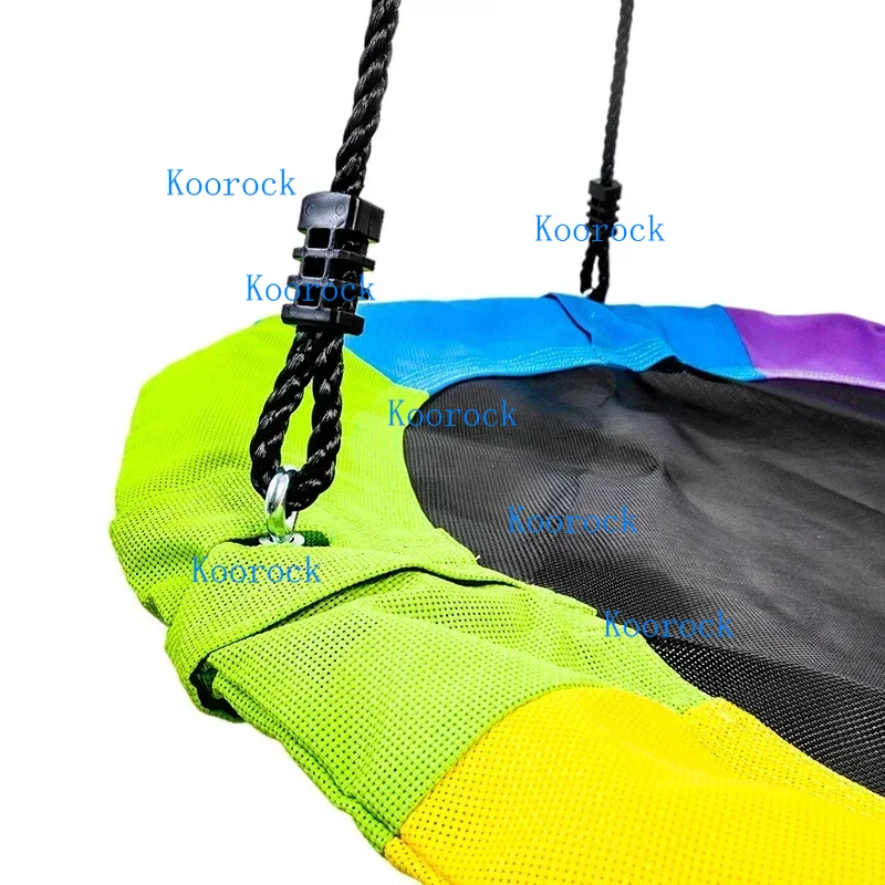 أرجوحة معلقة متعددة الألوان لل - مراجعة Kids Outdoor Hammock وسعره