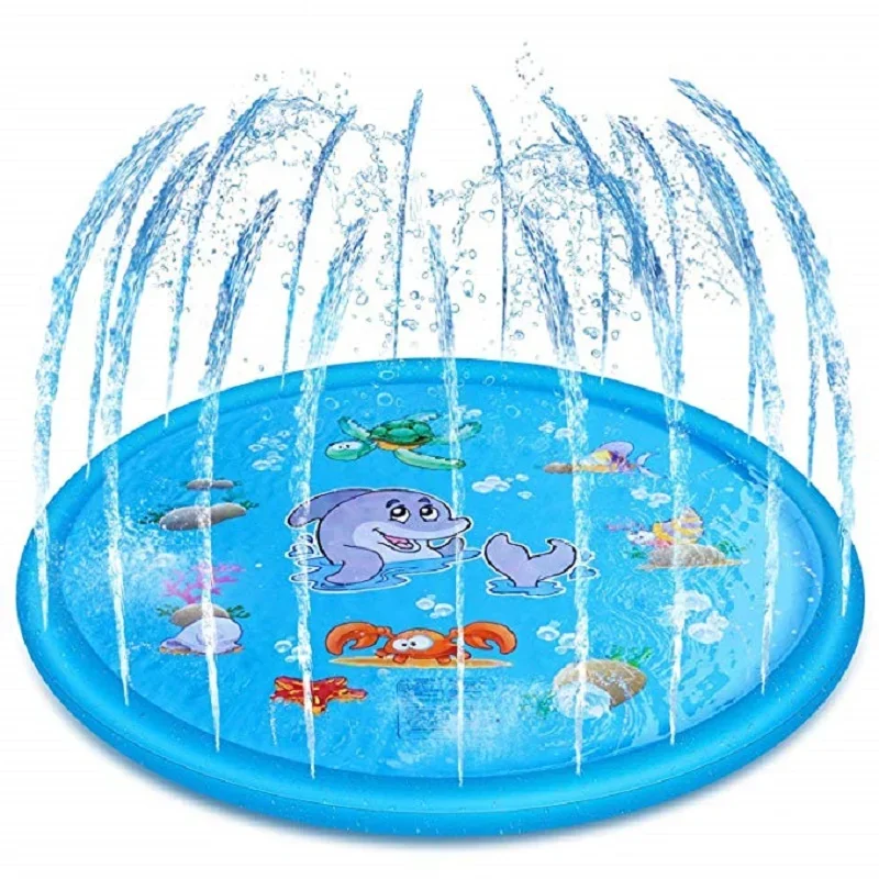 100/170 سنتيمتر الاطفال نفخ ال - مراجعة Sprinkler Splash Pad وسعره