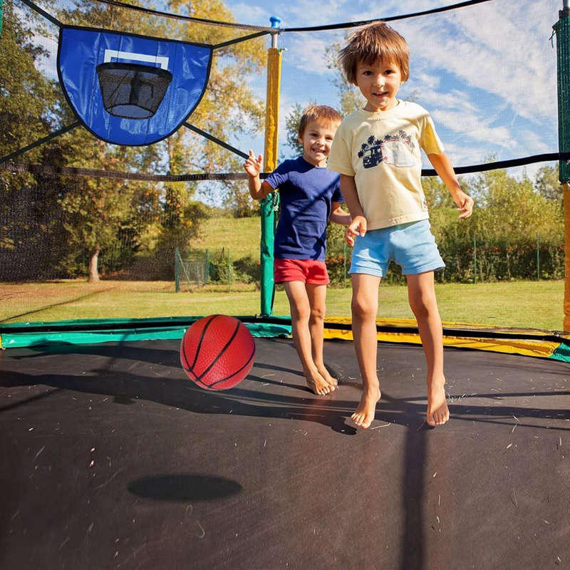 طقم ترامبولين لكرة السلة مع مض - مراجعة Kids Outdoor Trampoline وسعره